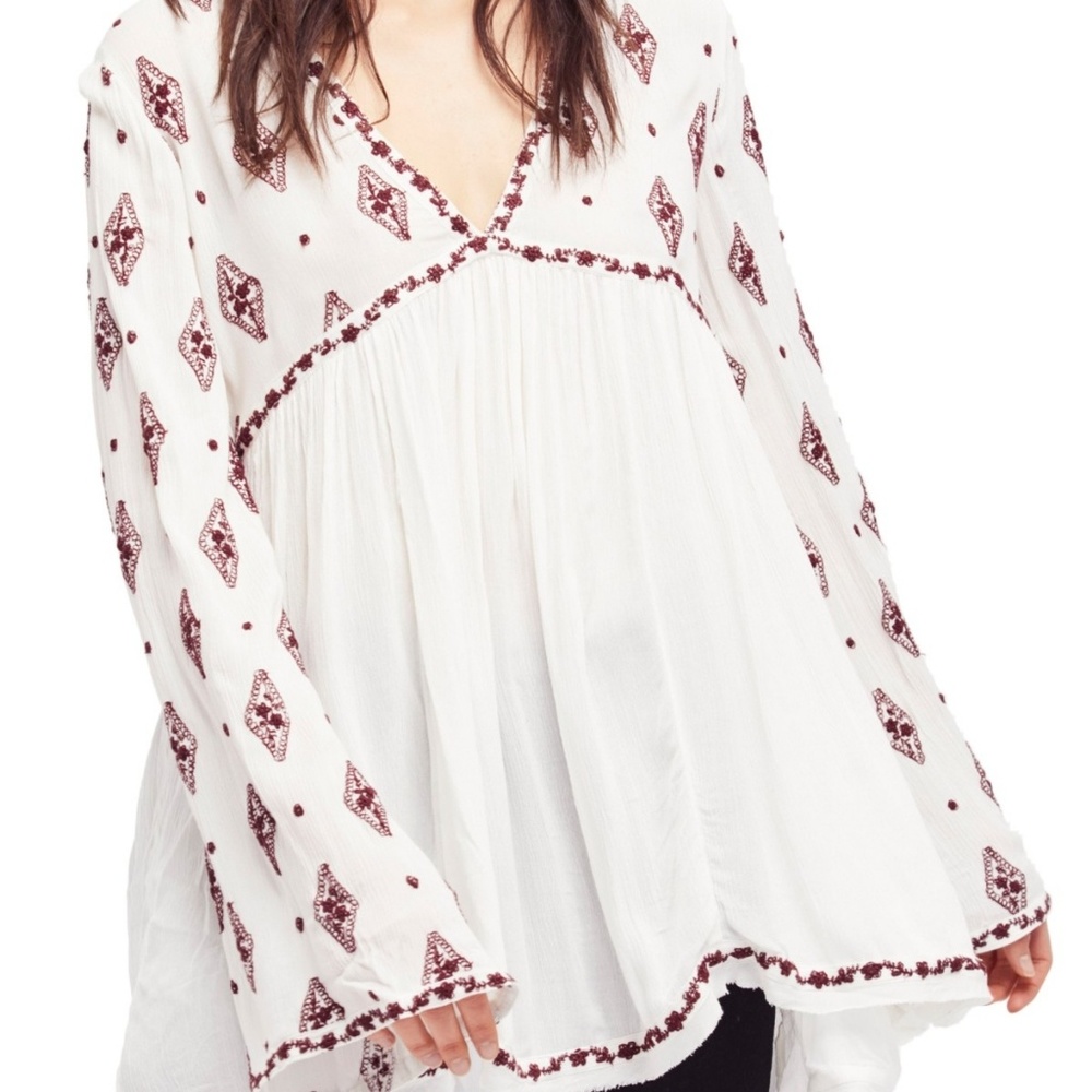 NWT Free People Boho Embroided Tunic/Dress - Picture 6 of 7